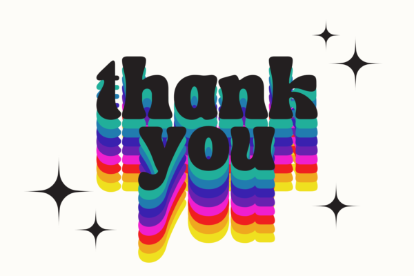 Disco Thank You Card .png File